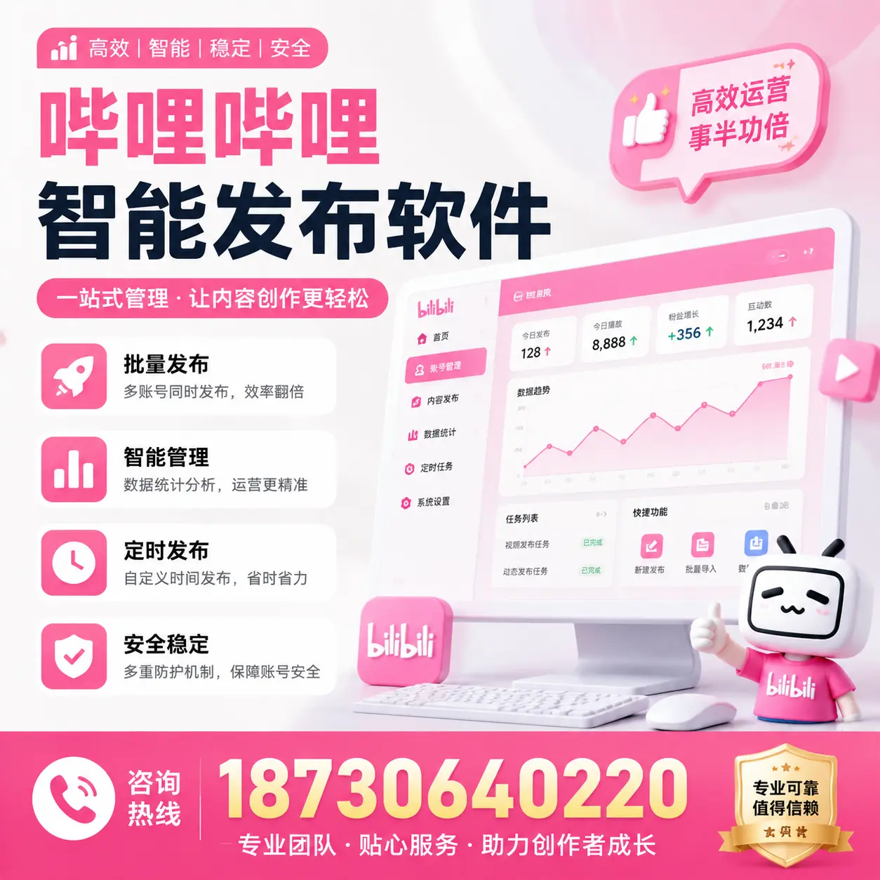 如何评估哔哩哔哩智能发布软件的ROI?十堰 企业必读